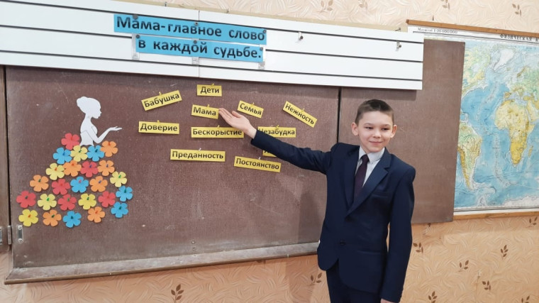 Занятие из цикла"Разговор о важном", посвященное Дню матери..