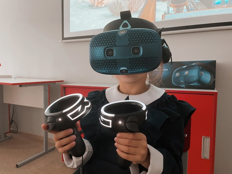 Занятия в кружке «VR-реальность».